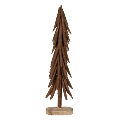 Sapin de Noël Marron Bois de paulownia 34 x 20 x 108 cm