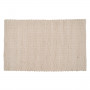 Tappeto Bianco Naturale 70 % cotone 30 % Juta 200 x 290 cm