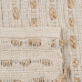 Tappeto Bianco Naturale 70 % cotone 30 % Juta 200 x 290 cm