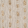Tappeto Bianco Naturale 70 % cotone 30 % Juta 200 x 290 cm