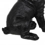 Figurine Décorative Noir Doré Chien 15,5 x 18,4 x 25,5 cm sur la cav