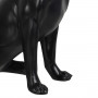 Figurine Décorative Noir Doré Chien 17 x 11,7 x 25,5 cm sur la caver