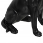 Figurine Décorative Noir Doré Chien 17 x 11,7 x 25,5 cm sur la caver