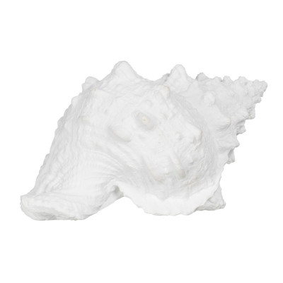 Figurine Décorative Blanc Conque 21 x 14 x 12 cm sur la caverne des p