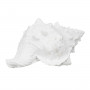 Decorative Figure White Snail 21 x 14 x 12 cm