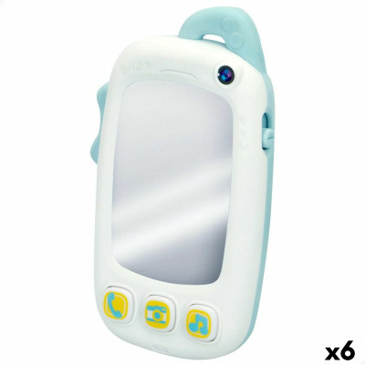 Téléphone-jouet Winfun Blanc 9 x 15,5 x 3,8 cm (6 Unités) sur la ca