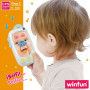 Téléphone-jouet Winfun Blanc 9 x 15,5 x 3,8 cm (6 Unités) sur la ca
