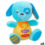 Peluche sonore Winfun Chien 15,5 x 16,5 x 11,5 cm (6 Unités) sur la c