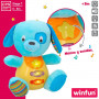 Peluche sonore Winfun Chien 15,5 x 16,5 x 11,5 cm (6 Unités) sur la c