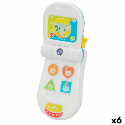 Téléphone-jouet Winfun 7 x 13,5 x 4,1 cm (6 Unités) sur la caverne 