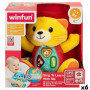 Peluche Winfun animali ES 16 x 17,5 x 9,5 cm (6 Unità)