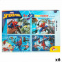 Puzzle per Bambini Spider-Man Double-face 4 in 1 48 Pezzi 35 x 1,5 x 2