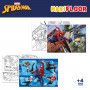 Puzzle per Bambini Spider-Man Double-face 4 in 1 48 Pezzi 35 x 1,5 x 2