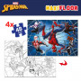Kinderpuzzle Spider-Man Beidseitig 4 in 1 48 Stücke 35 x 1,5 x 25 cm