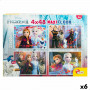 Puzzle per Bambini Frozen Double-face 4 in 1 48 Pezzi 35 x 1,5 x 25 cm