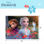 Puzzle Infantil Frozen Doble cara 4 en 1 48 Piezas 35 x 1,5 x 25 cm (6