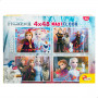 Puzzle Infantil Frozen Doble cara 4 en 1 48 Piezas 35 x 1,5 x 25 cm (6