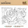 Child's Puzzle The Lion King Double-sided 24 Pieces 70 x 1,5 x 50 cm (