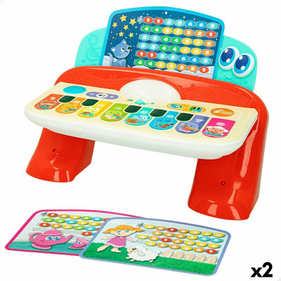 Piano interactif pour bébé Winfun 27 x 16 x 18 cm (2 Unités) sur la