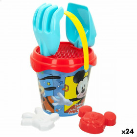 Set di giocattoli per il mare Mickey Mouse Ø 14 cm Plastica (24 Unit