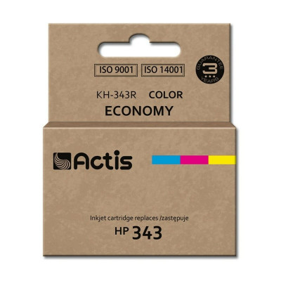 Cartouche d'Encre Compatible Actis KH-343R Cyan/Magenta/Jaune sur la c
