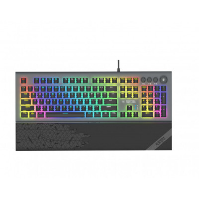 Clavier Ibox AURORA K-5 Noir Graphite QWERTY Qwerty US sur la caverne 