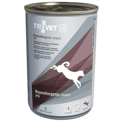 Alimentation humide Trovet Hypoallergenic IPD 400 g sur la caverne des