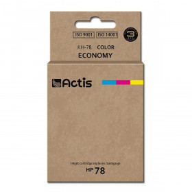 Cartouche d'Encre Compatible Actis KH-78 Cyan/Magenta/Jaune sur la cav