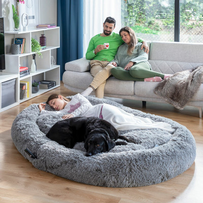 Anti-Stress-Haustierbett für Menschen Cloft InnovaGoods XXL Grey