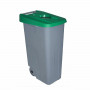 Poubelle à Roulettes Denox 110 L Vert 58 x 41 x 89 cm sur la caverne 