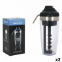 Shaker per cocktail Percutti Legno percutti Elettrica 500 ml (2 Unità