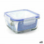 Porta pranzo Ermetico Borgonovo Superblock Quadrato 15 x 15 x 7,5 cm (