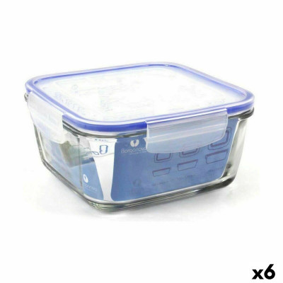 Lunchbox hermetisch Borgonovo Superblock karriert 18 x 18 x 8,5 cm (6