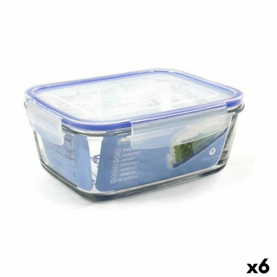 Lunchbox hermetisch Borgonovo Superblock rechteckig 21 x 16 x 8,5 cm (