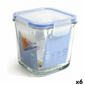 Hermetic Lunch Box Borgonovo Superblock Squared 12 x 12 x 12 cm (6 Uni