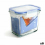 Lunchbox hermetisch Borgonovo Superblock rechteckig 14 x 10 x 12 cm (6