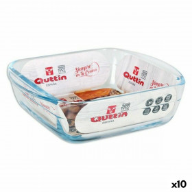Serving Platter Quttin 66603 1,1 L Glass Squared 1,1 L 19,7 x 16,8 x 5
