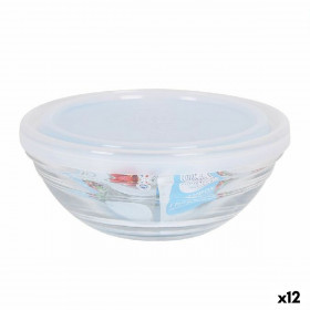 Porta Pranzo Rotondo con Coperchio Duralex FreshBox Trasparente Ø 14