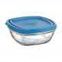 Porta Pranzo Quadrato con Coperchio Duralex FreshBox Azzurro 300 ml 11