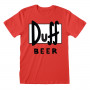 Maglia a Maniche Corte The Simpsons Duff Unisex