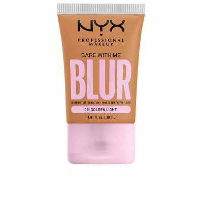 Base de maquillage liquide NYX Bare With Me Blur Nº 08 Golden light 30 ml