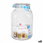 Vaso Borgonovo Ermetico Trasparente Cristallo 4,25 L 14,5 x 14,5 x 26