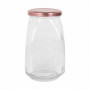Barattolo In Vetro Trasparente Inde Tasty Con coperchio 1,05 L (12 Uni