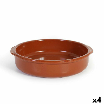 Saucepan Azofra Baked clay 31 x 29,5 x 7,5 cm (4 Units)