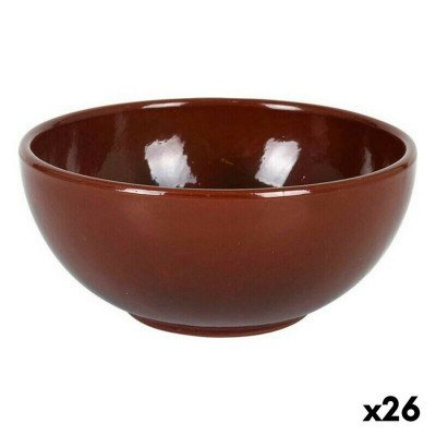 Bowl Azofra Brown (26 Units) (13,5 x 6,3 cm)