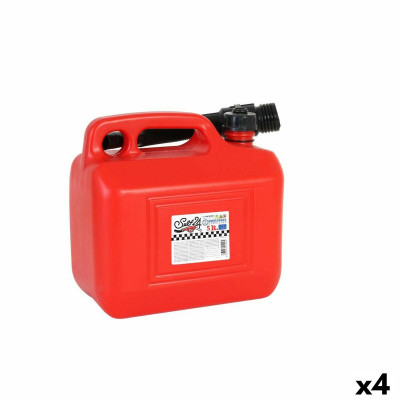 Réservoir de carburant avec entonnoir Continental Self Rouge 5 L (4 U