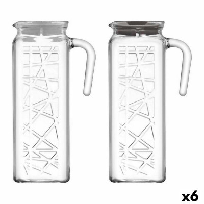 Pichet LAV Line Transparent Verre (6 Unités) (1,2 L) sur la caverne d