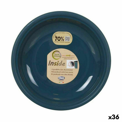 Assiette creuse Dem Inside Bleu foncé (36 Unités) sur la caverne des