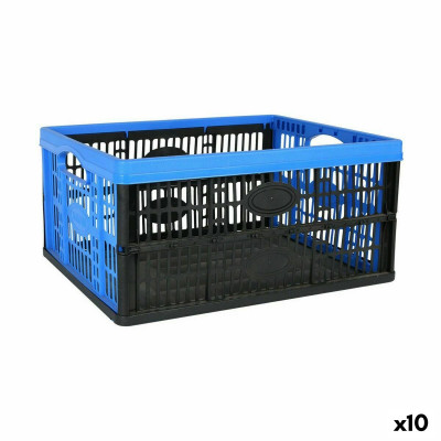 Boîte pliable avec poignées Tontarelli Voilà Bleu 47,5 x 35 x 23,6 