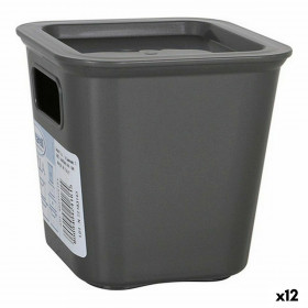 Scatola portaoggetti Tontarelli Bella Grigio 11,4 x 11,4 x 11,2 cm (12